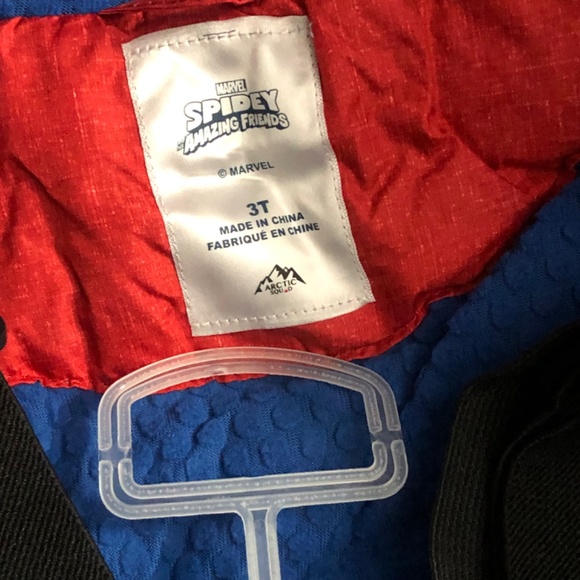 Spider-Man Toddler Boys' Snow Suit 2-Piece Set - Picture 3 of 4